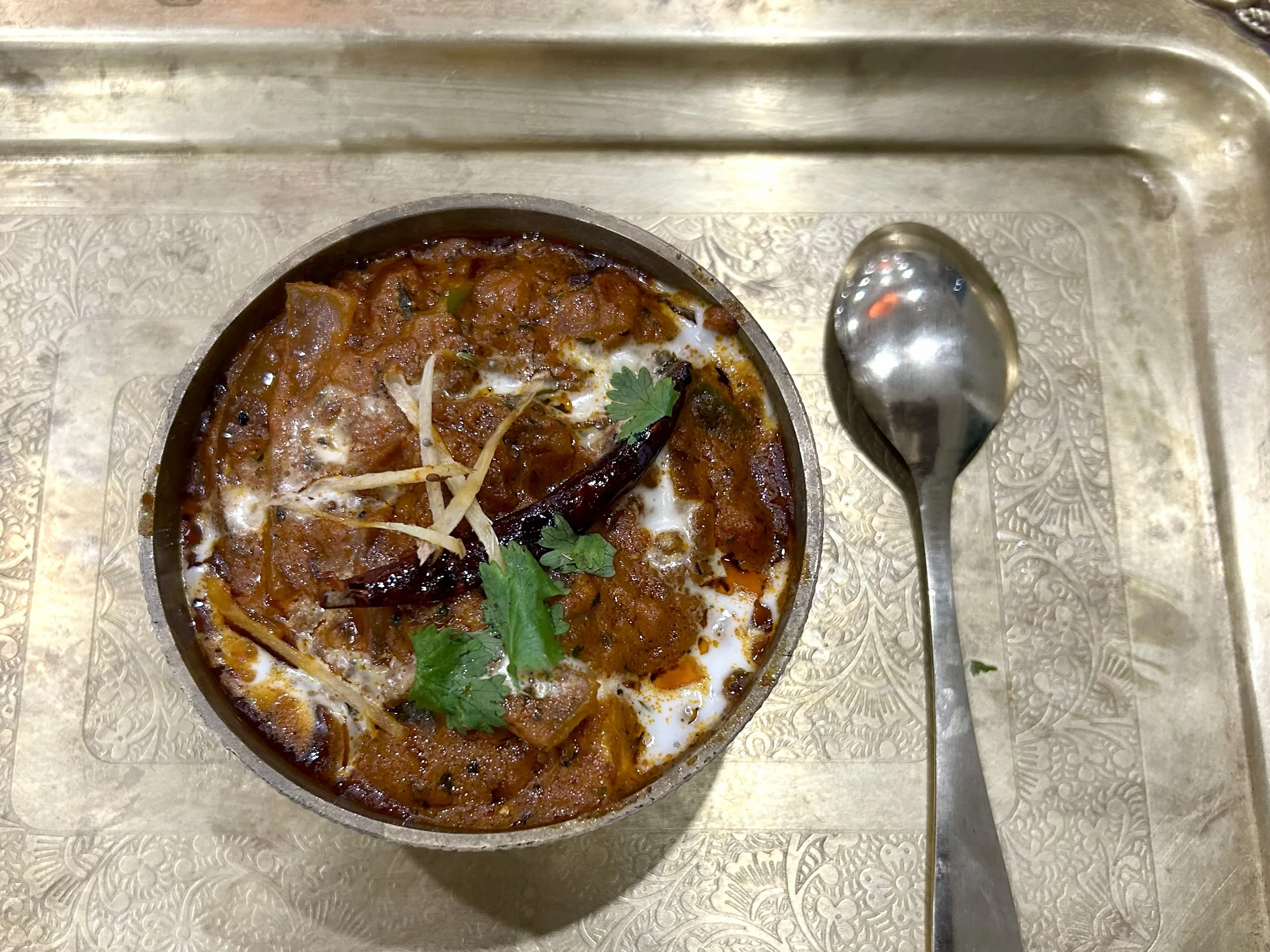 Mushroom Do Pyaaza in rich masala gravy